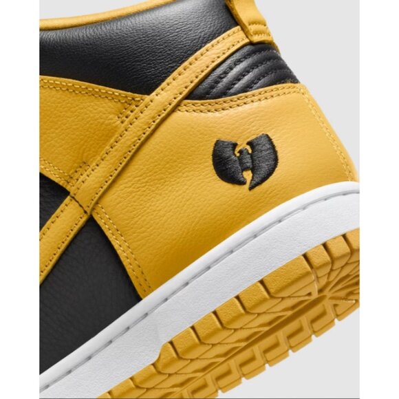NIKE DUNK HI WU-TANG CLAN HJ4320-001 Yellow Black Men\'s Size 8 NEW main image 7